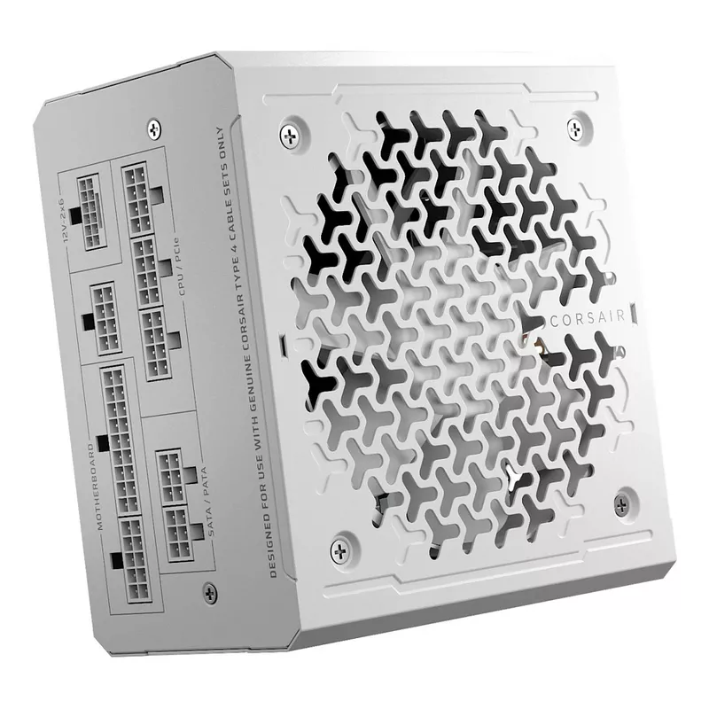 1000W Corsair RM1000e White Netzteil 80+ Gold ATX3.1 PCie5.1 (modular) 120mm