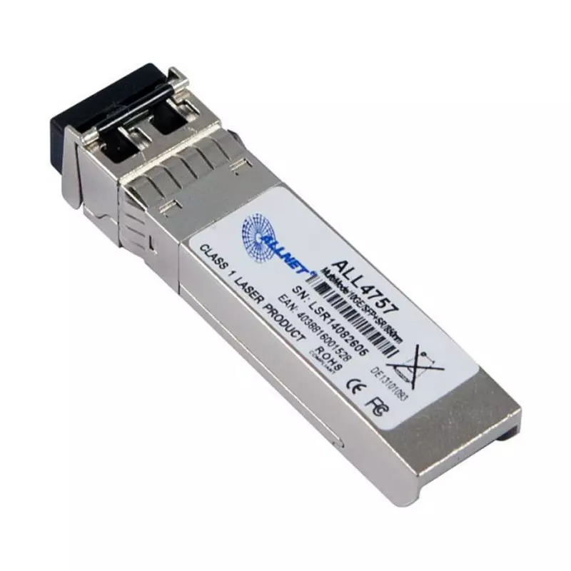 ALLNET Switch Modul ALL4757-INDU SFP+(Mini-GBIC), 10Gbit Multimode, SR/LC, Industrial -40/+85 Grad,