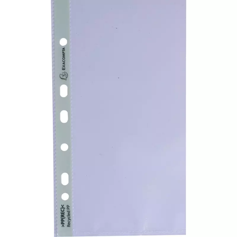 EXACOMPTA Prospekthüllen Forever® Recycled PP,  DIN A4, oben offen, Packung: 100 Stück