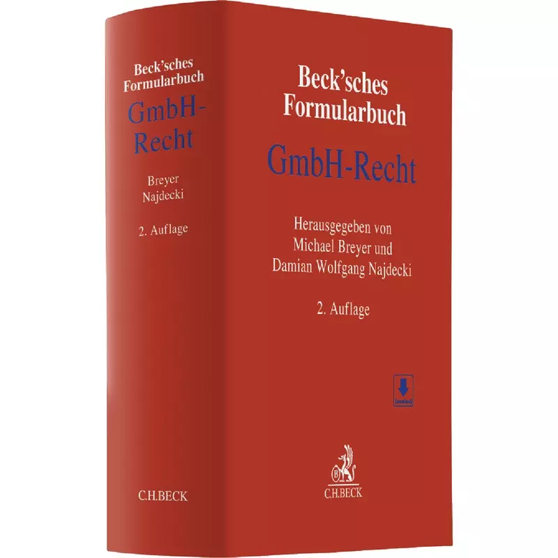Beck'sches Formularbuch GmbH-Recht