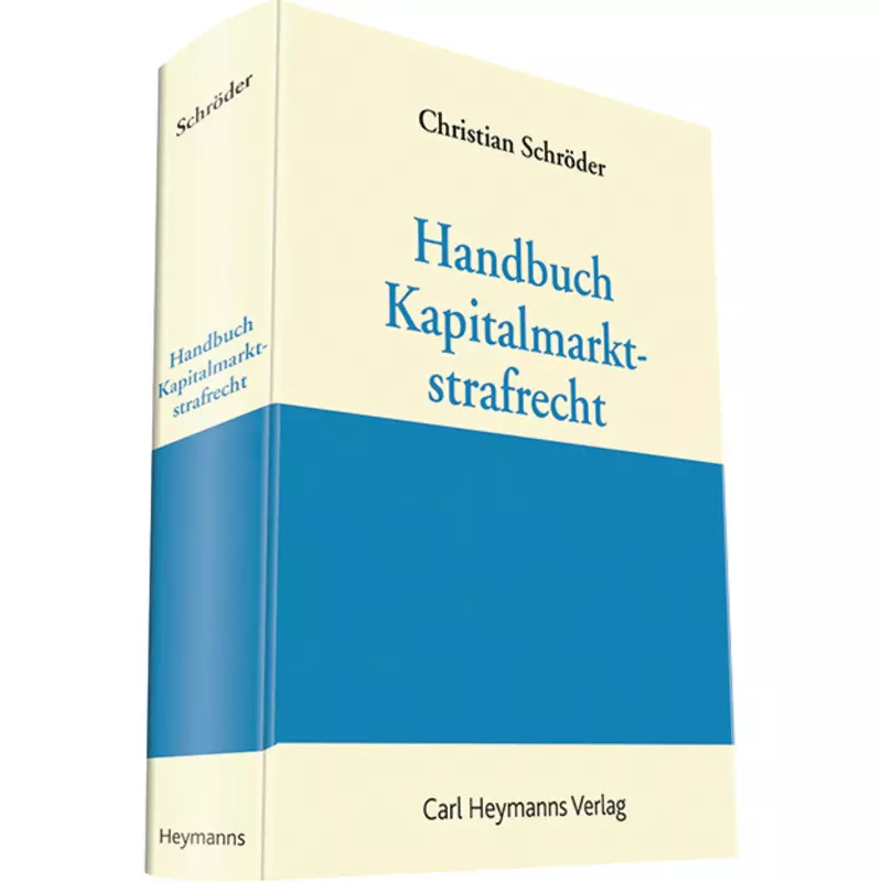 Wolters Kluwer Handbuch Kapitalmarktstrafrecht online