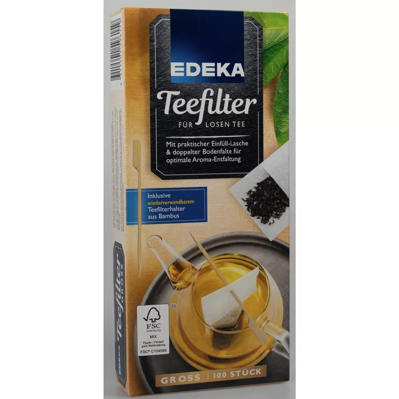 Edeka Teefilter groß 100St