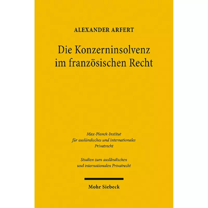 Die Konzerninsolvenz im französischen Recht