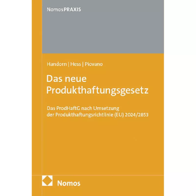 Das neue Produkthaftungsgesetz