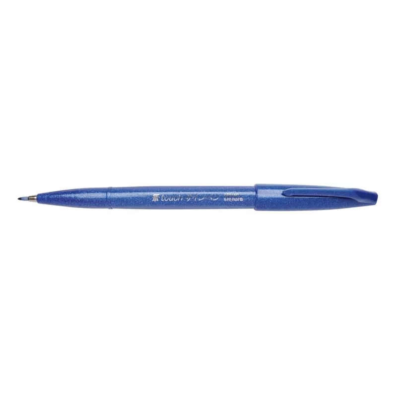 Faserschreiber Brush Sign Pen SES15, variabel, blau PENTEL SES15C-C