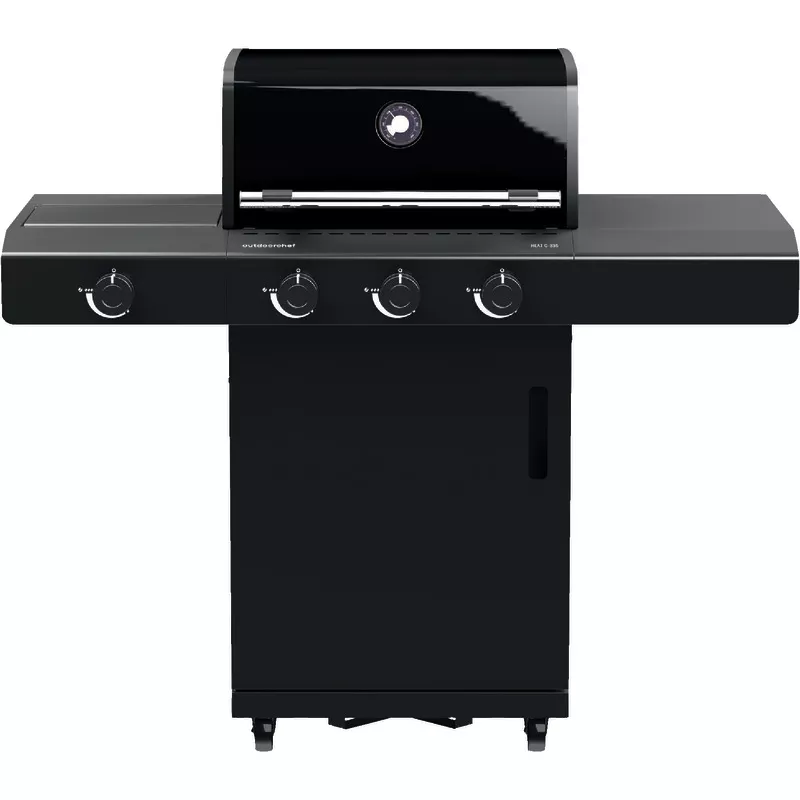 Outdoorchef Gasgrill - Grillstation HEAT C-335 mit Blazing Zone, Set incl. Abdeckhaube und Grillzange
