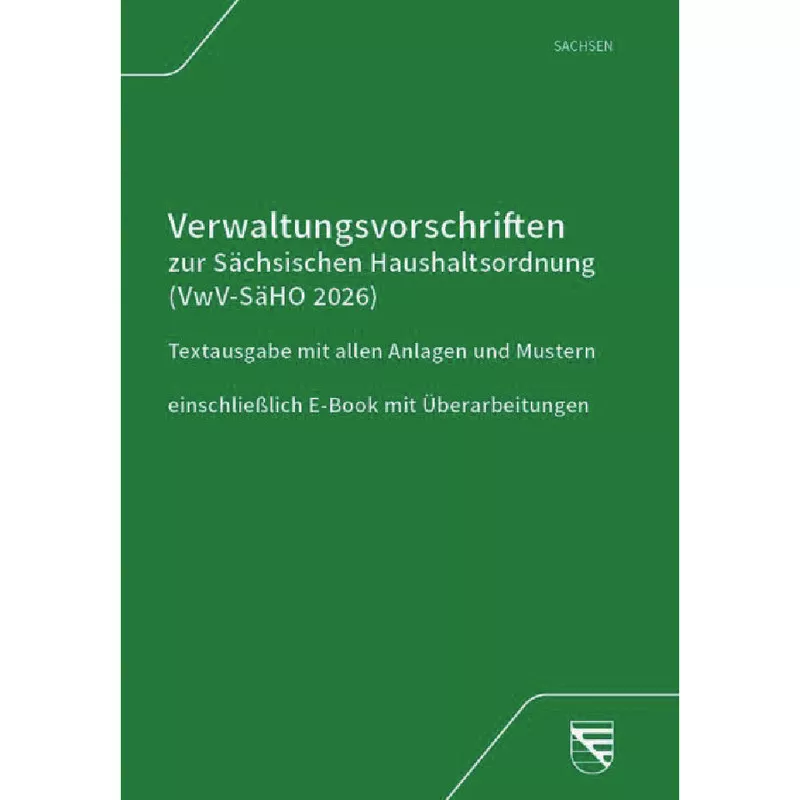 VwV zur Sächsischen Haushaltsordnung (VwV-SäHO 2026)