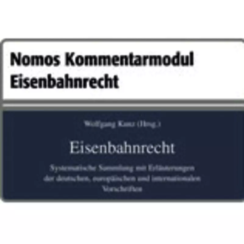 NomosOnline Kommentarmodul Eisenbahnrecht