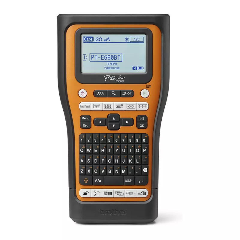 Brother P-touch E560BT Handheld Beschrifter mit Systemkoffer