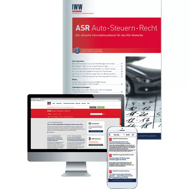 IWW ASR Auto Steuern Recht digital