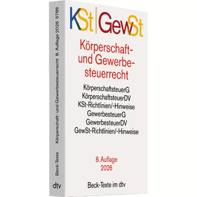 Körperschaft- und Gewerbesteuerrecht: KSt/ GewSt (dtv 53319)