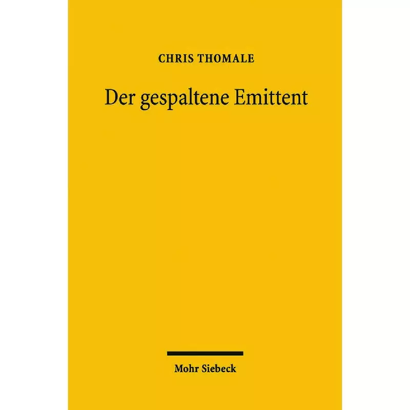 Der gespaltene Emittent