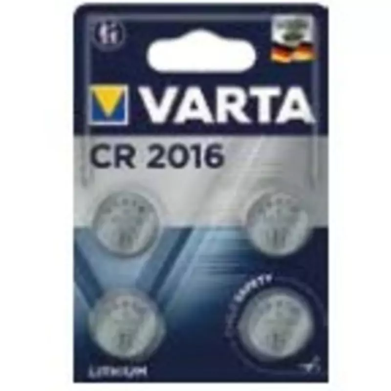 Batterie Knopfzelle CR2016 *Varta* 4-Pack