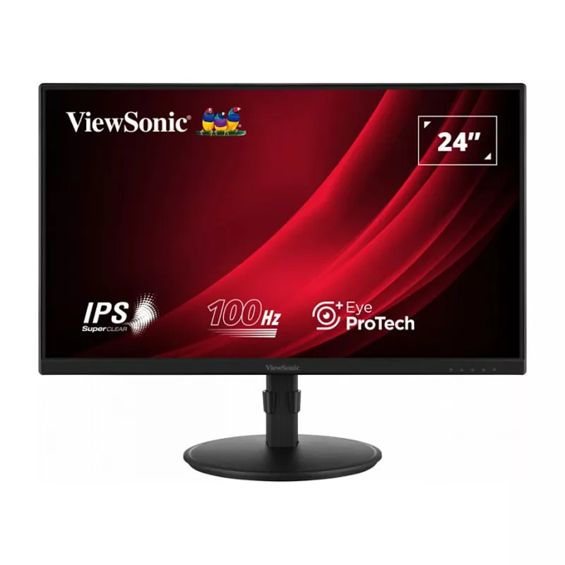 61cm/24 (1920x1080) ViewSonic VG2408A 16:9 FHD IPS 5ms 100Hz HDMI VGA DP Speaker Pivot Black