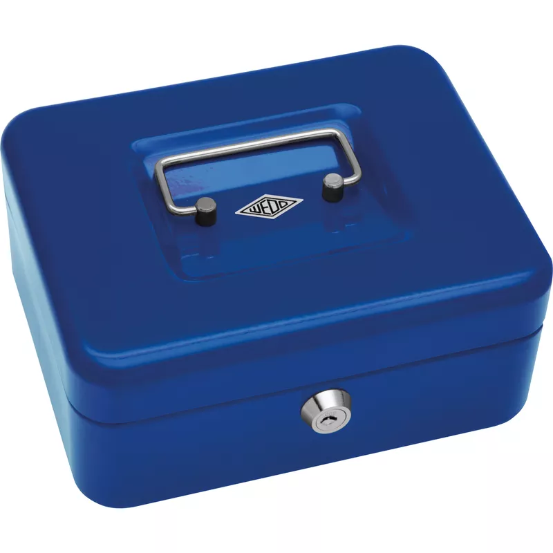 Wedo Geldkassette 20x16x9cm Größe 2 blau