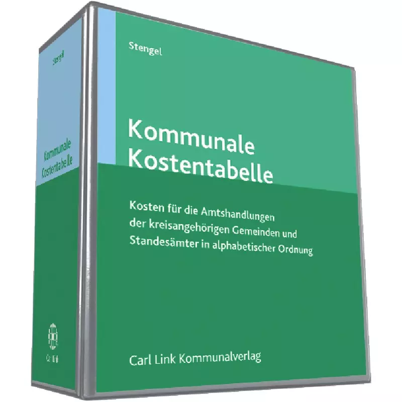 Wolters Kluwer Kommunale Kostentabelle online