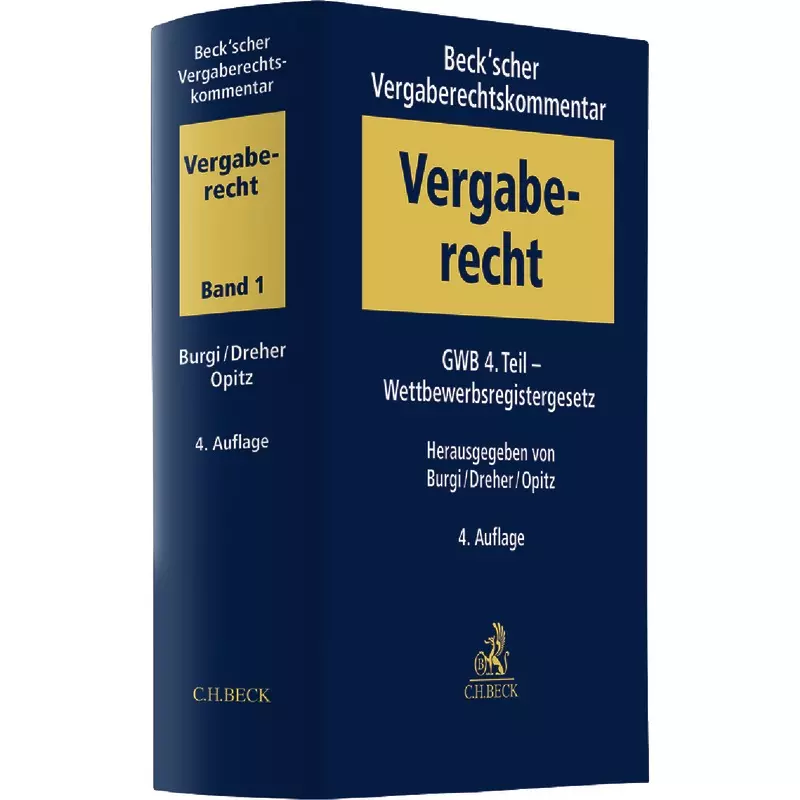 Beck'scher Vergaberechtskommentar Band 1