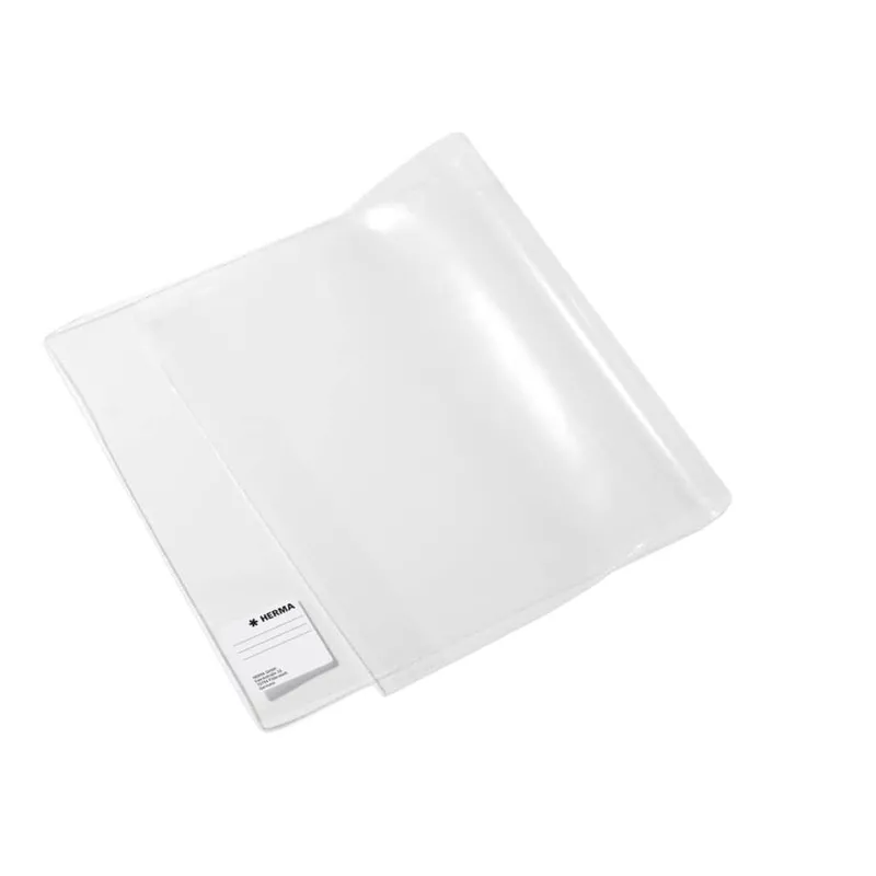 Buchschoner Basic mit Lasche, 220x380mm, transparent HERMA 14220