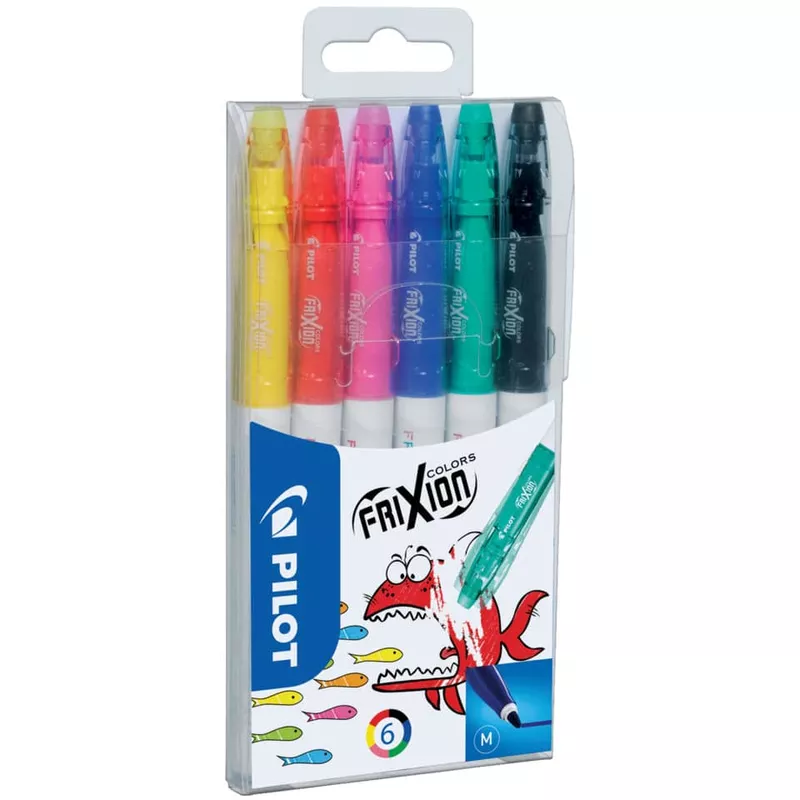 Faserschreiber FriXion Colors, 0,63mm, 6 Stück, sortiert PILOT 4144S6