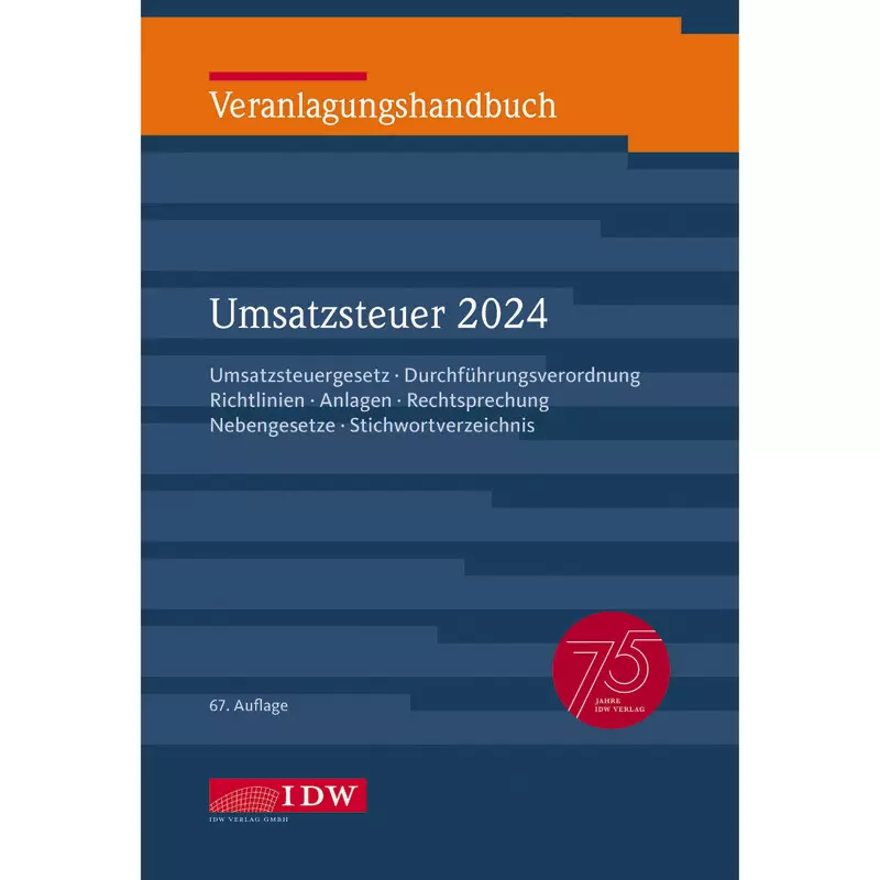 Veranlagungshandbuch Umsatzsteuer 2024