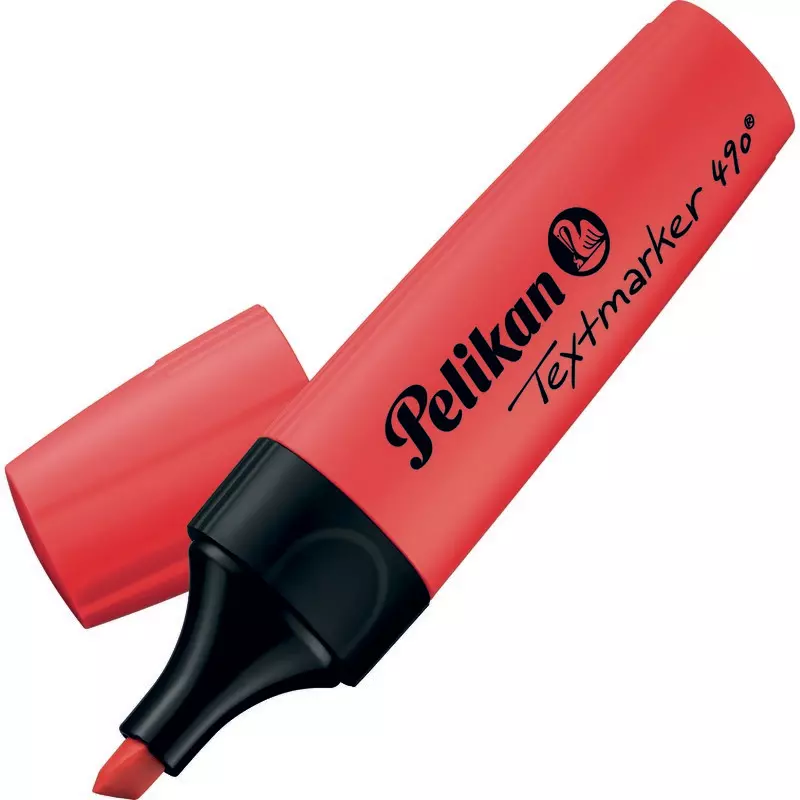 Pelikan Textmarker 490, Einzelfarben | rot | 3390001