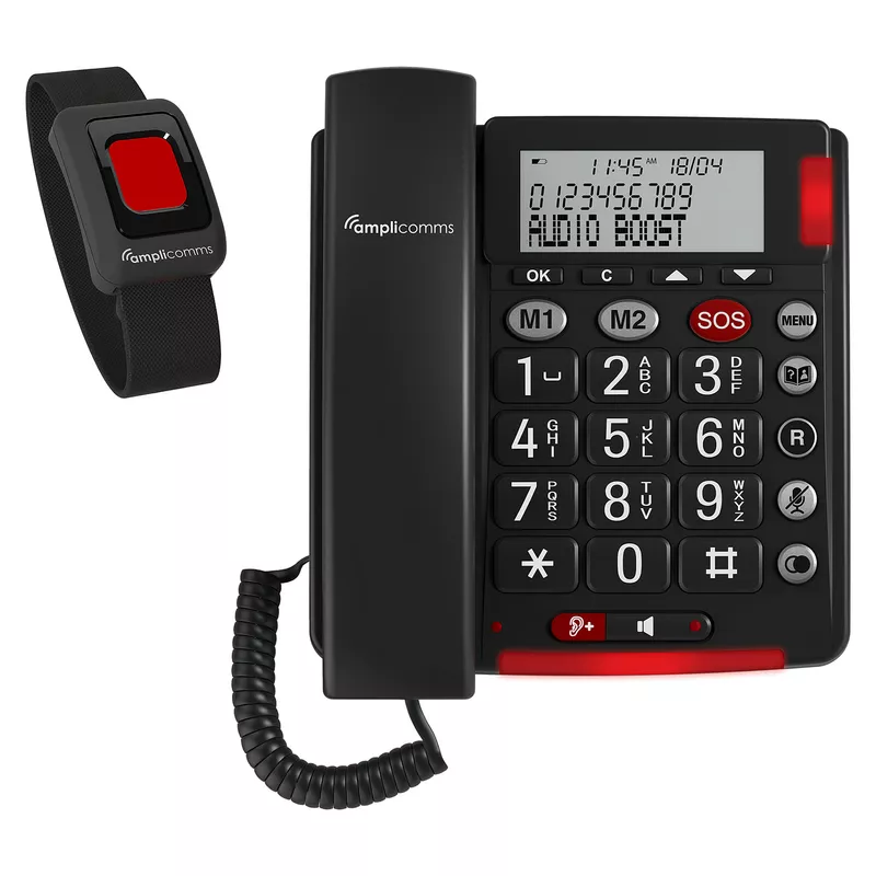 amplicomms BigTel 50 Alarm Plus Grotastentelefon/Fototasten