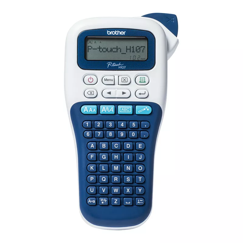 Brother P-touch PT-H107B Beschriftungsgerät 180 dpi, 3,5-30 mm breite TZe-Schriftbänder