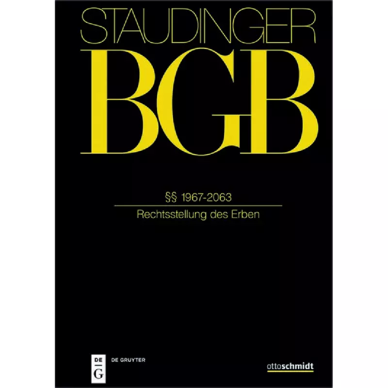 BGB - Bürgerliches Gesetzbuch - Buch 5: Erbrecht §§ 1967-2063