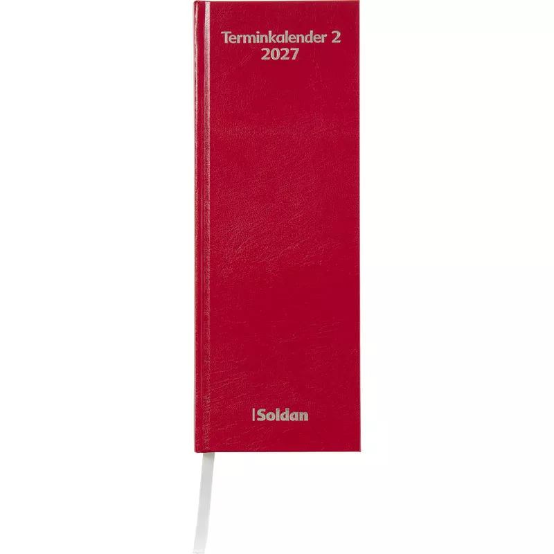 SoldanPlus Terminkalender TK2 / 2027, rot
