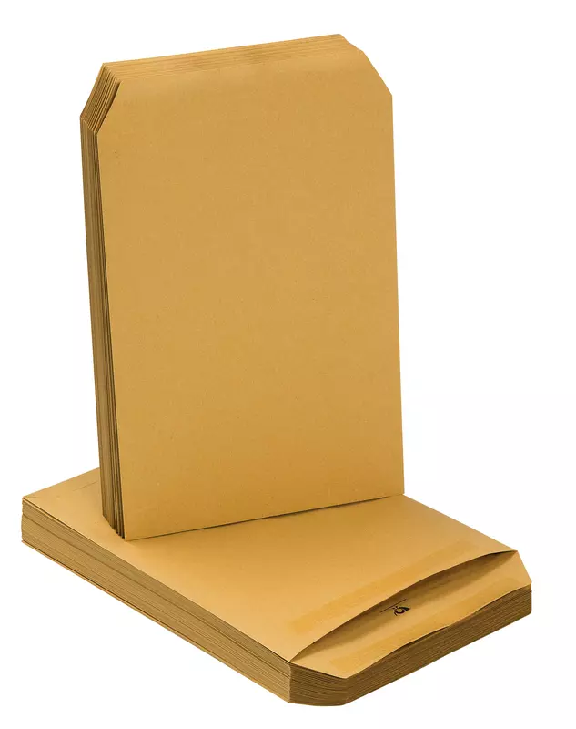 SoldanPlus Versandtasche DIN B4, selbstklebend, braun, ohne Fenster, Pack: 250 Stück