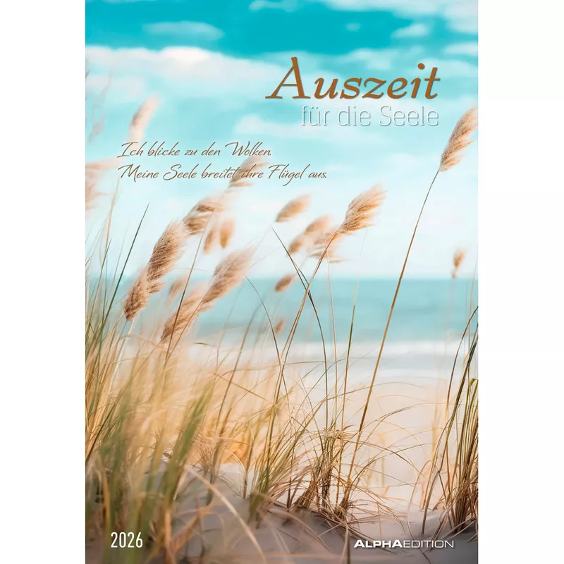 Bildkalender Auszeit für die Seele 2026, 23,7 x 34 cm ALPHA 160495
