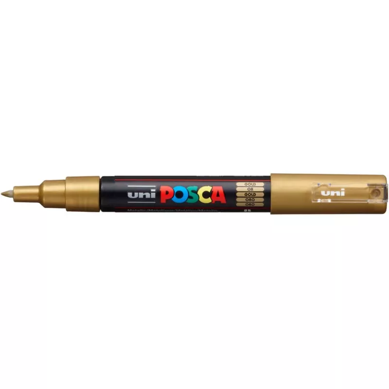 Pigmentmarker Uni Posca PC-1M, gold UNI-BALL 186781