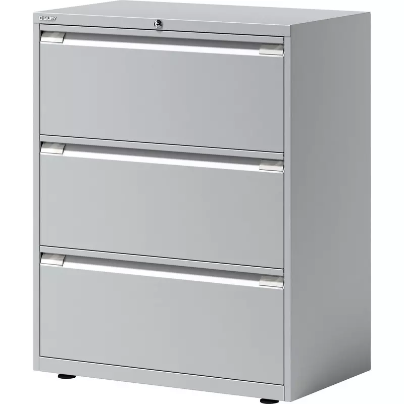 BISLEY Hängeregistraturschrank Essentials, zweibahnig, 3 Schubladen