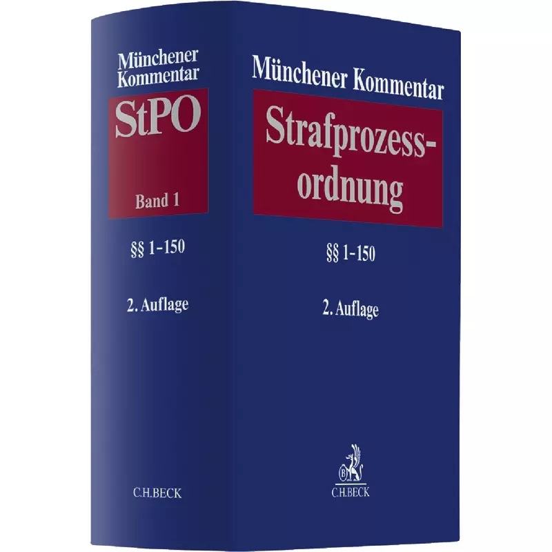 Münchener Kommentar zur Strafprozessordnung StPO Band 1