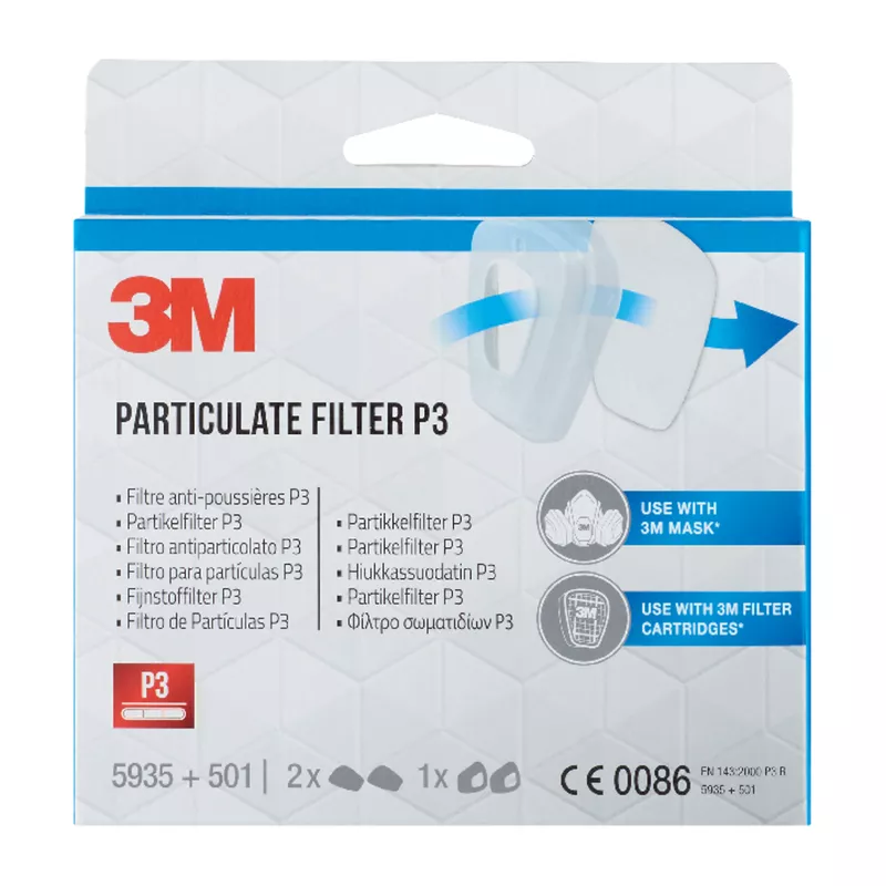 3M Partikelfilter-Set FFP3 +Halter