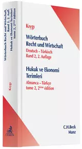 Wörterbuch der Rechts- und Wirtschaftssprache  Teil II: Deutsch-Türkisch