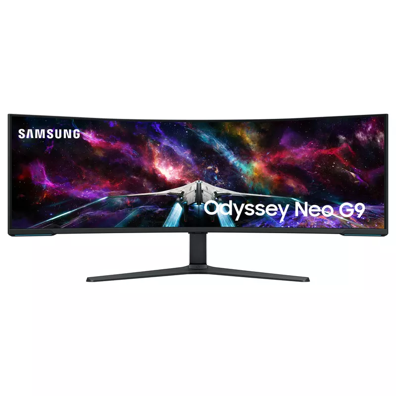 144cm/57 (7680x2160) Samsung Odyssey Neo G9 S57CG952NU 32:9 Dual UHD HDR1000 Curved 1ms 240Hz HDMI DP USB Black/White