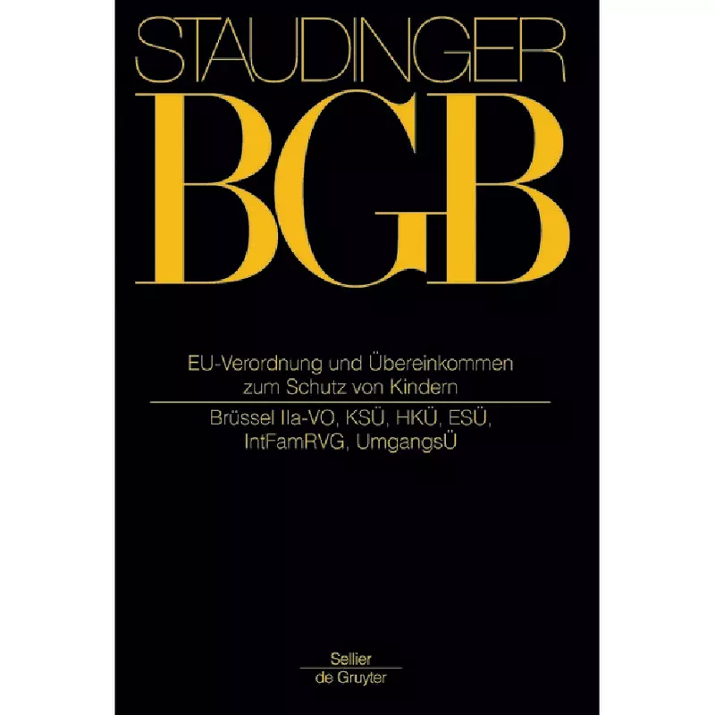 BGB - Bürgerliches Gesetzbuch Vorbem A-H zu Art 19 EGBGB