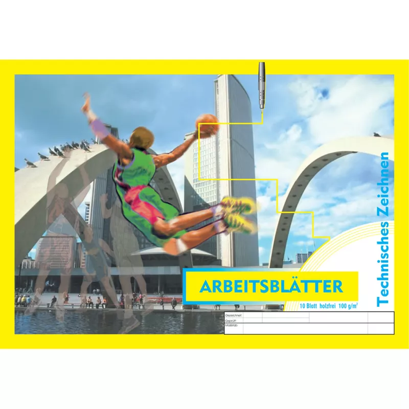 Arbeitsblock, A3, 100g/m², 10 Blatt PVP 2113