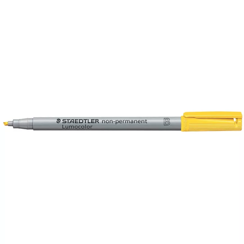 Folienstift Lumocolor® non-permanent, ca. 1.0 mm oder 2.5 mm, gelb STAEDTLER 312-1