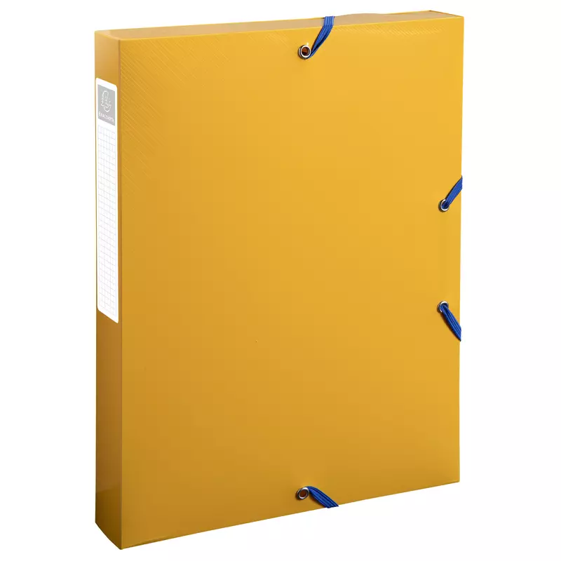 Archivbox A4, Rückenbreite 40mm, Recycling-PP, BeeBlue - Farben sortiert