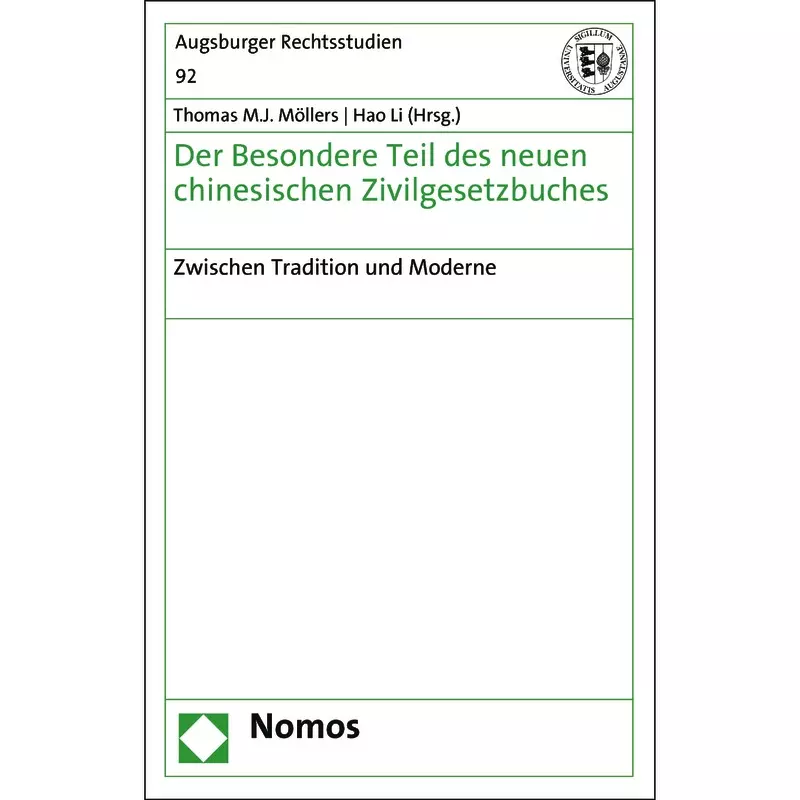 Der Besondere Teil des neuen chinesischen Zivilgesetzbuches