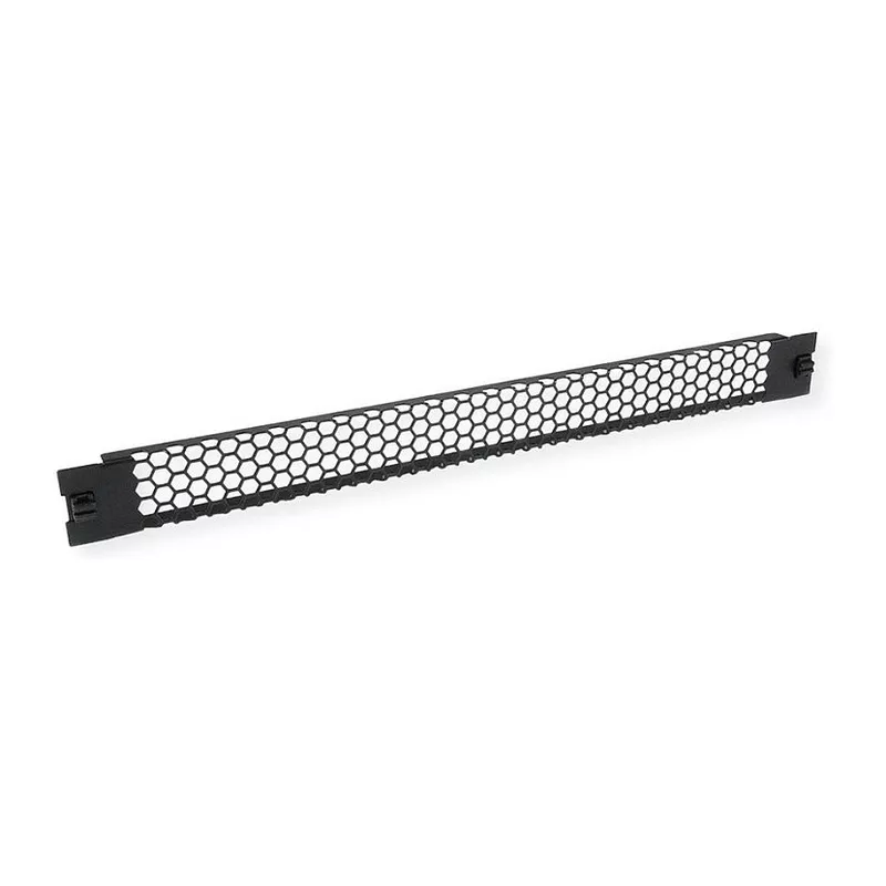 19-Zoll-Belftungsplatte Snap-in, 1 HE, schwarz
