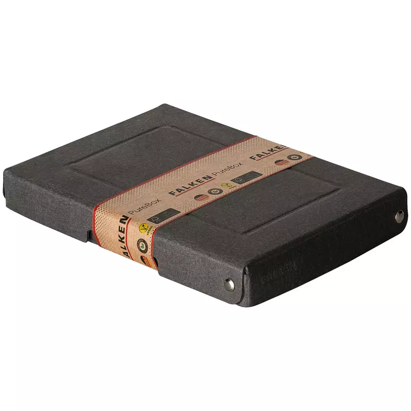 Falken Aufbewahrungsbox PURE Box Black 190x130x25mm sw