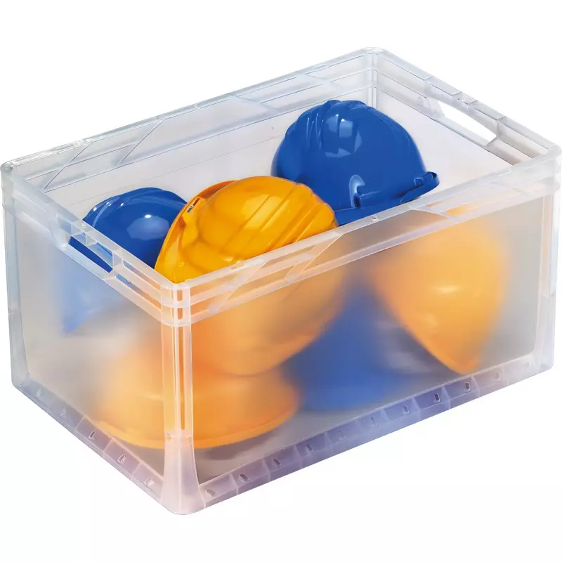 AUER Eurobox, Stapelbox, Transportbox, transparent, 66 Liter