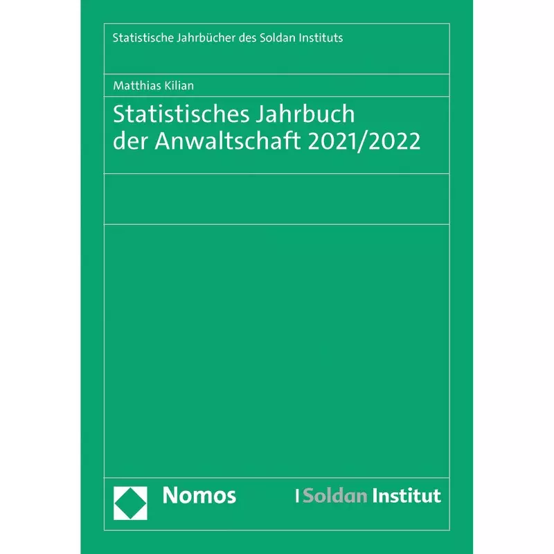 Statistisches Jahrbuch der Anwaltschaft 2021/2022