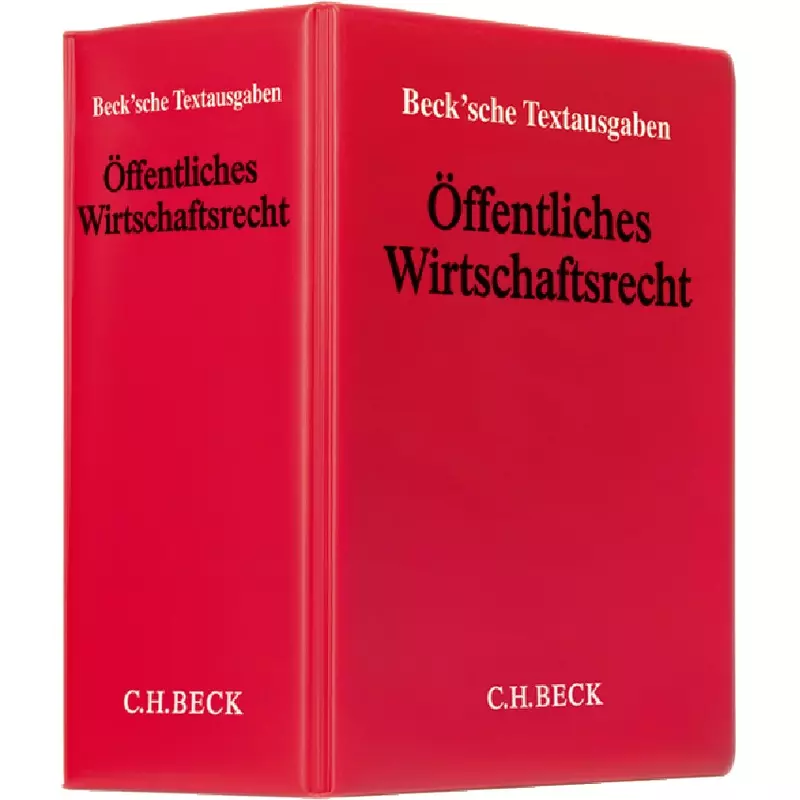 Öffentliches Wirtschaftsrecht - ohne Fortsetzungsbezug
