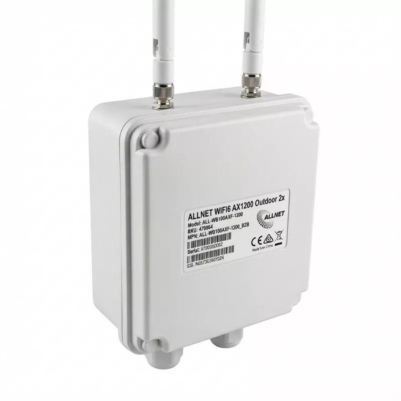 ALLNET WIFI6 AX1200 Outdoor 2x ALL-WB100AXF-1200
