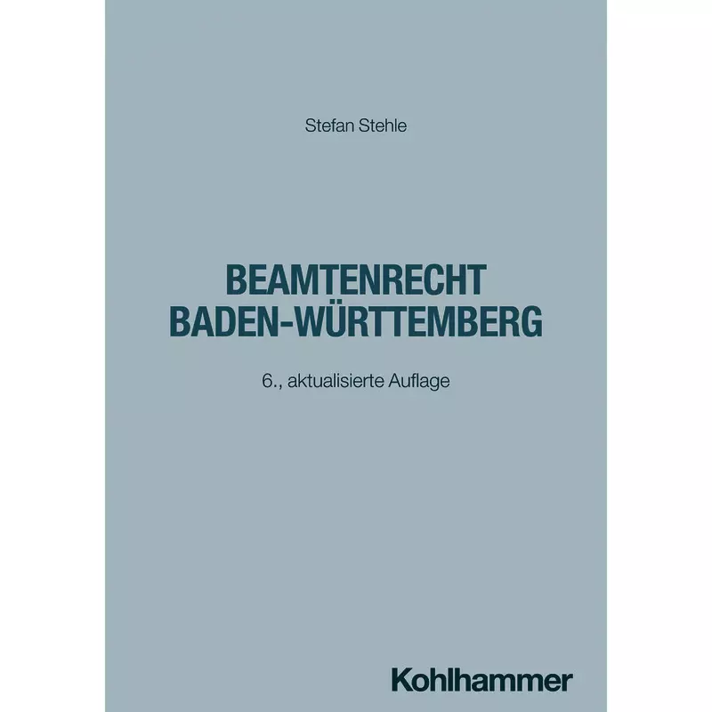 Beamtenrecht Baden-Württemberg