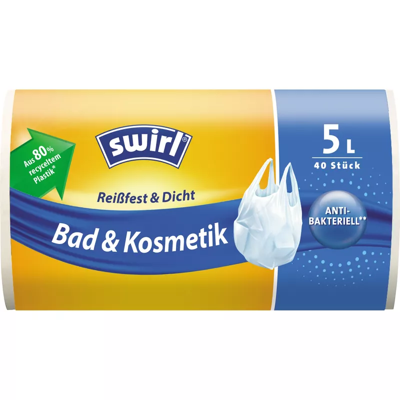 Swirl Müllbeutel Tragegriff 5l 40 St./Pack.